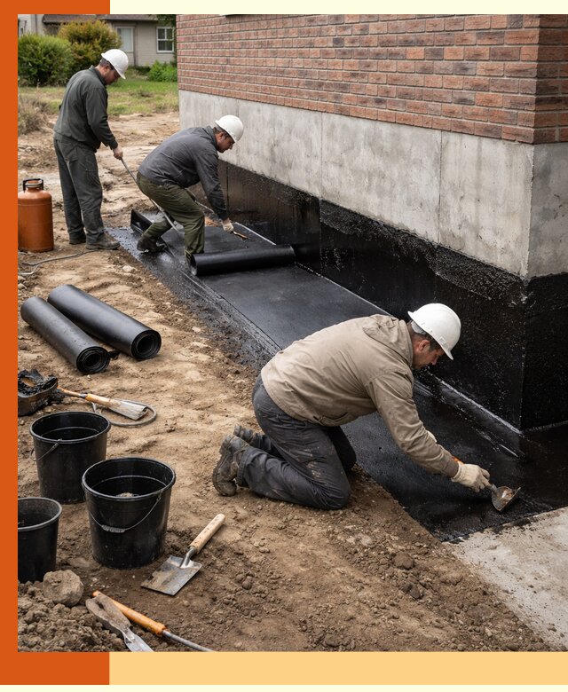 Гидроизоляция фундамента в Кумертау: надежная защита строений