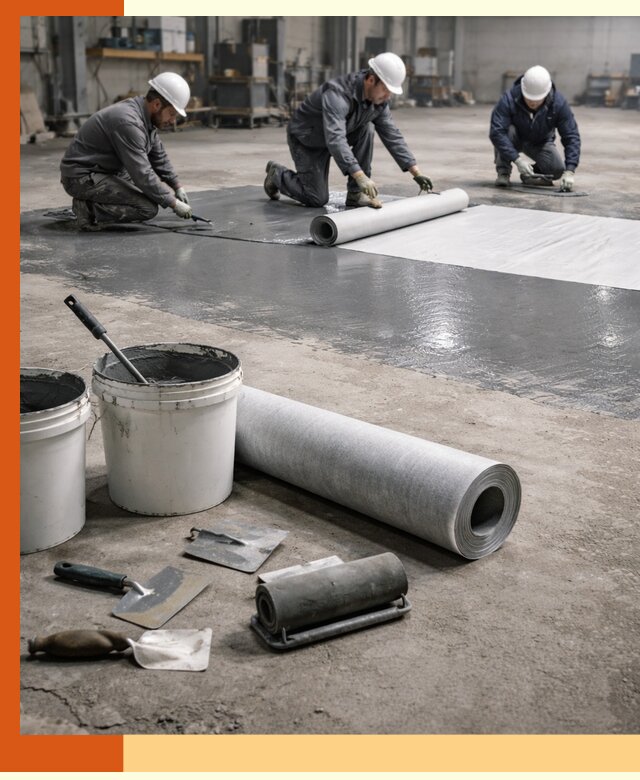 Гидроизоляция промышленного пола в Кумертау — защита и долговечность
