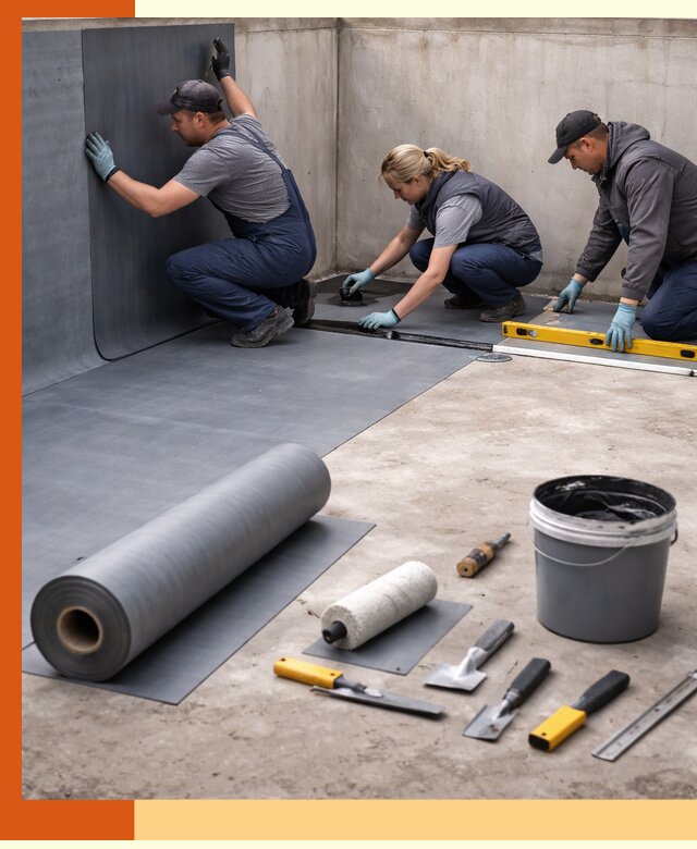 Гидроизоляция бассейна под ключ в Кумертау — надежная защита и герметизация