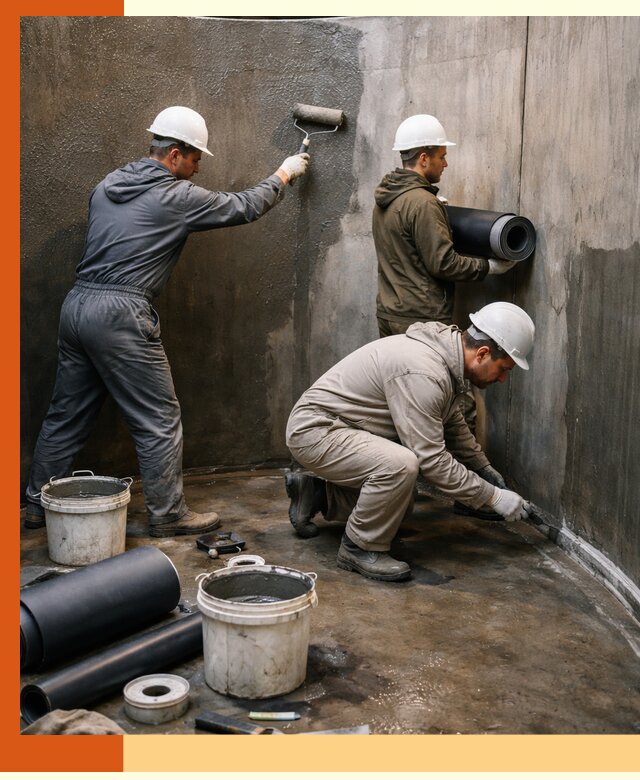 Гидроизоляция резервуара профессионально в Кумертау