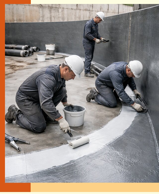 Гидроизоляция резервуара для топлива в Кумертау