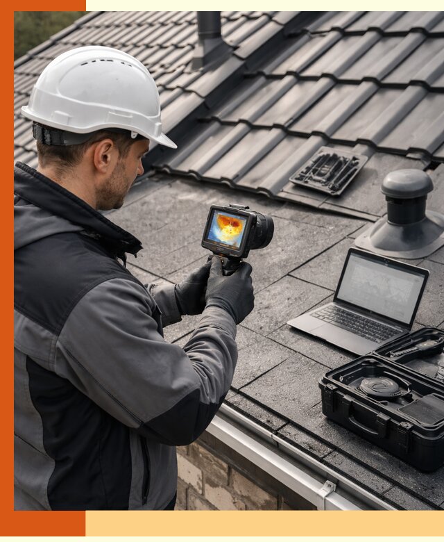 Тепловизионное обследование кровли в Кумертау для выявления дефектов