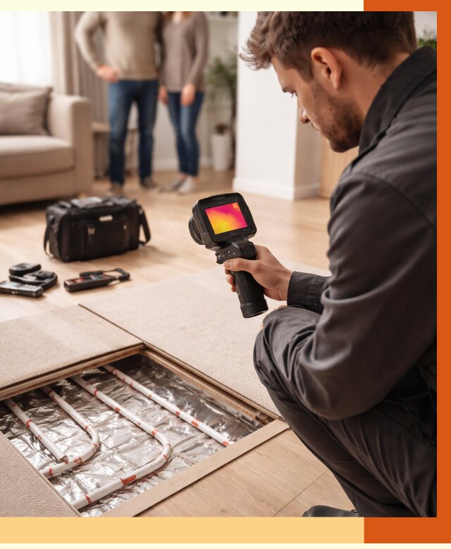 Тепловизионное обследование теплого пола в Кумертау от 4594 руб. — ТепломастерКра