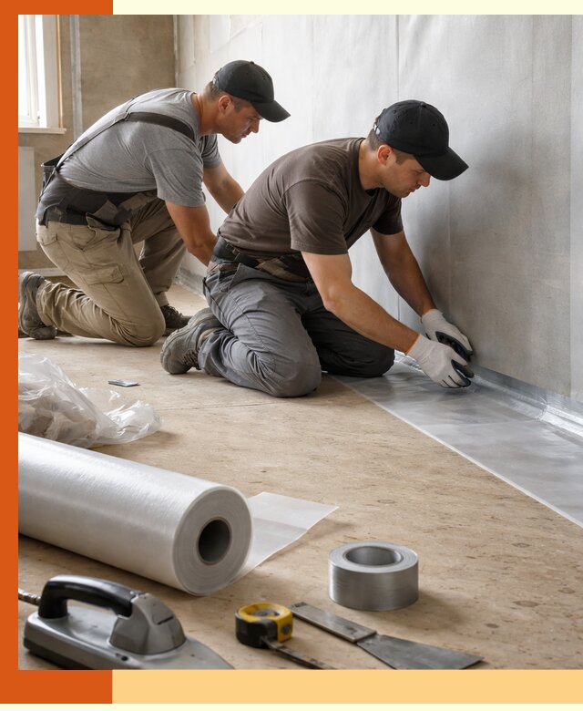 Монтаж пароизоляции для дома и помещений в Кумертау