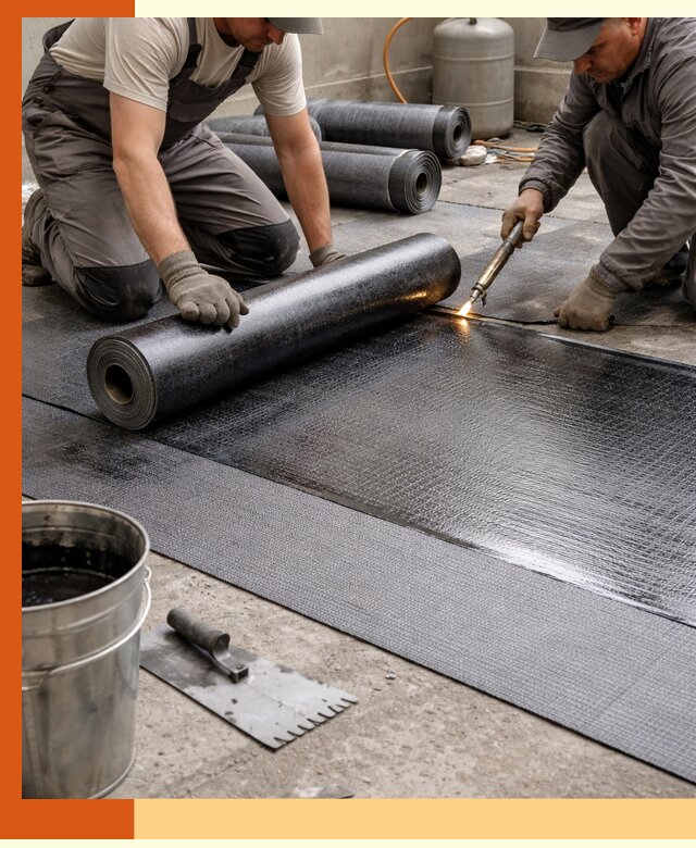 Монтаж гидроизоляционной мембраны в Кумертау для зданий и конструкций