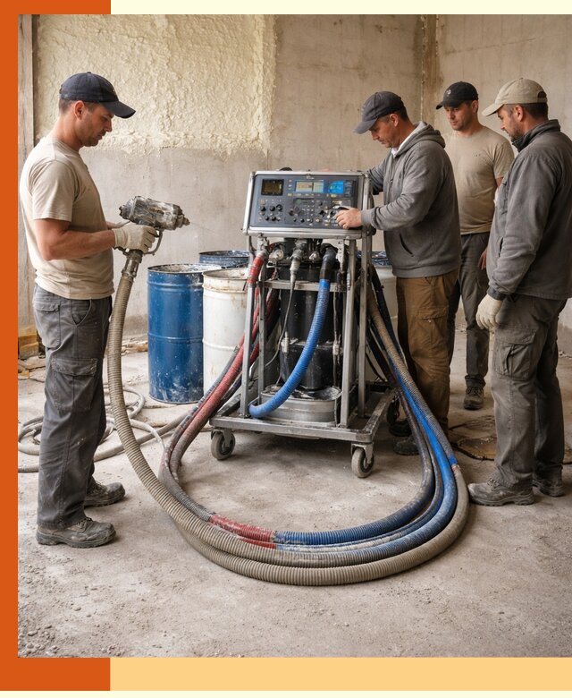 Аренда установки для напыления ППУ в Кумертау на выгодных условиях